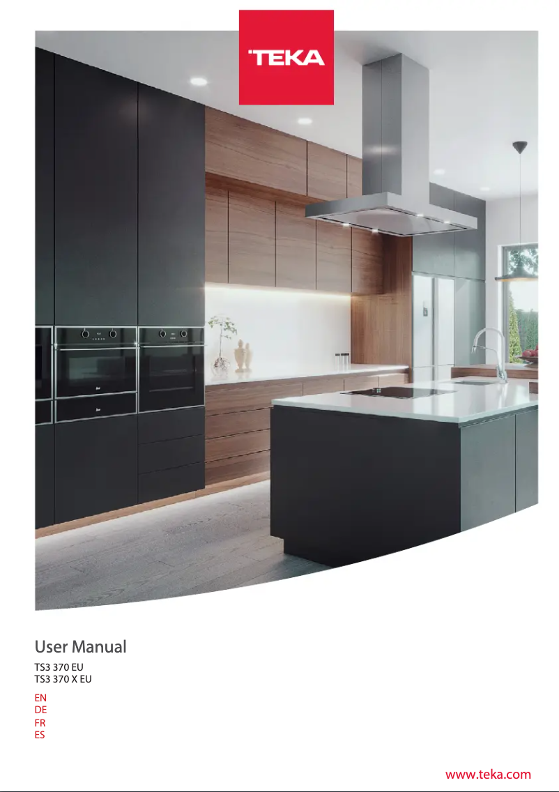 First page image of the manual for TS3 370