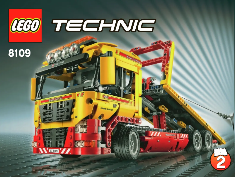First page image of the manual for Technic 8109