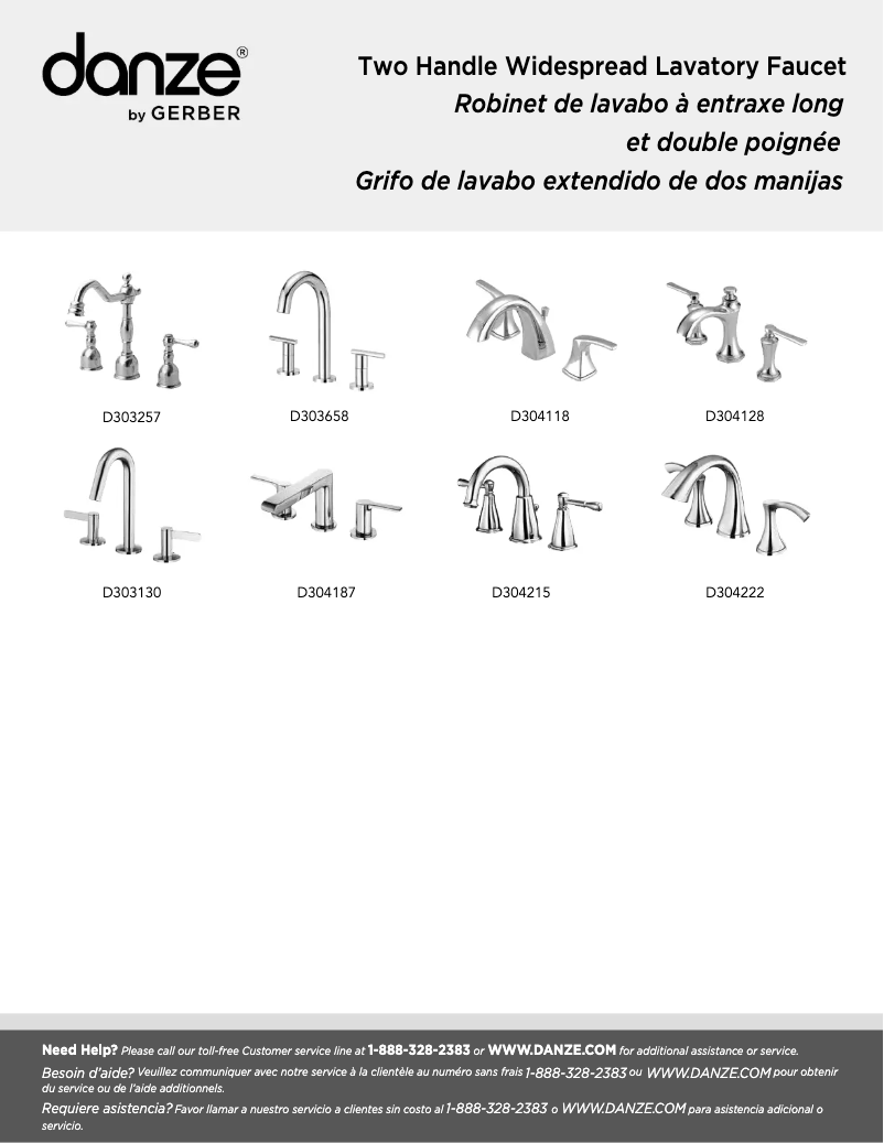 Image de la première page du manuel de l'appareil D304118