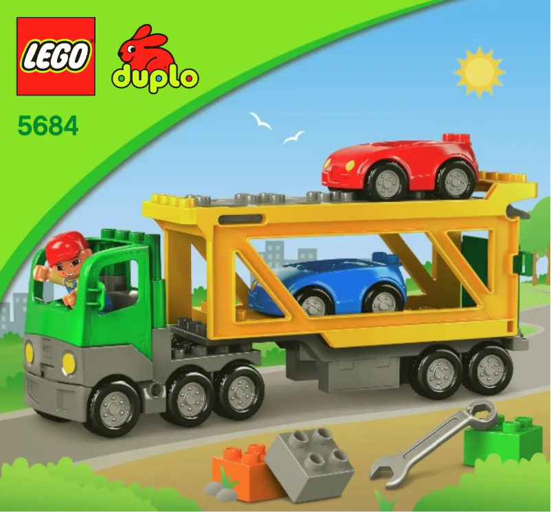 Page 1 of the manual User Manual Lego Duplo 5684