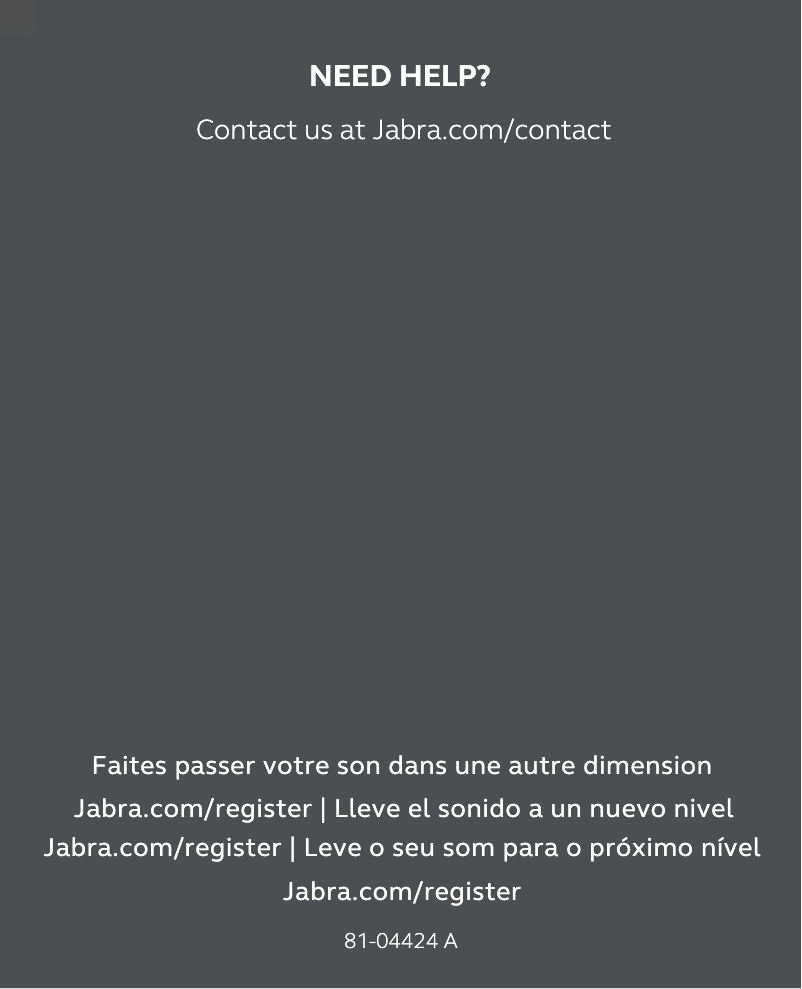 Page 1 of the manual User Manual Jabra Move Style Edition