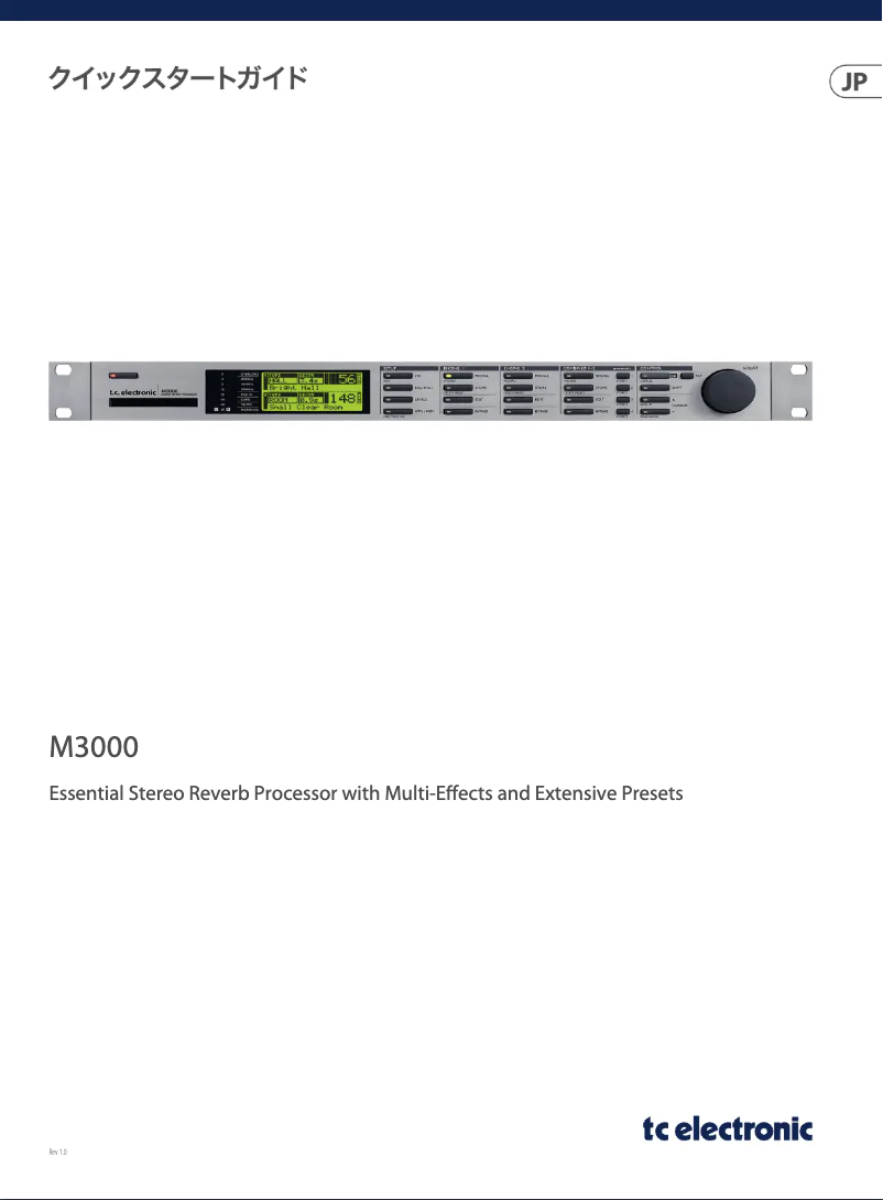 First page image of the manual for M3000