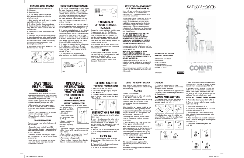 First page image of the manual for LT85