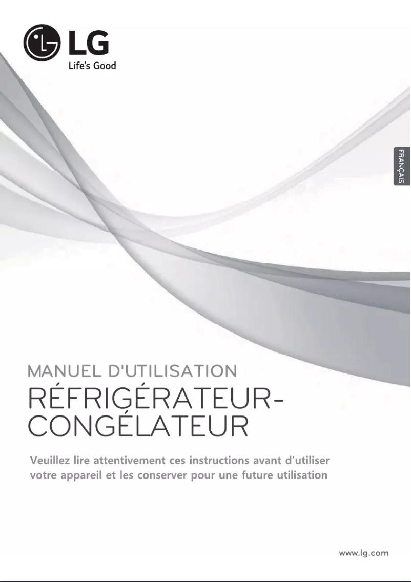 First page image of the manual for GR-B629ELQN