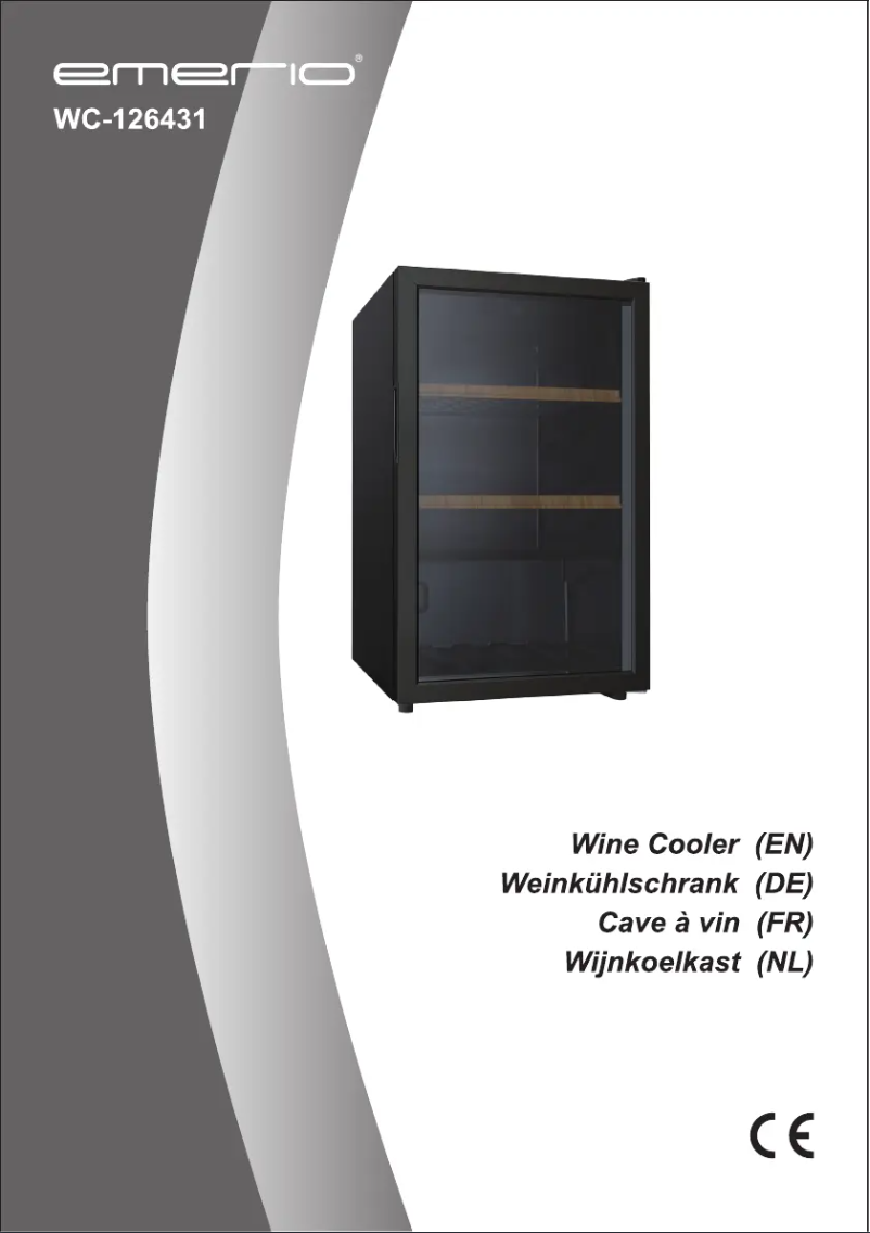 Page 1 of the manual User Manual Emerio WC-126431