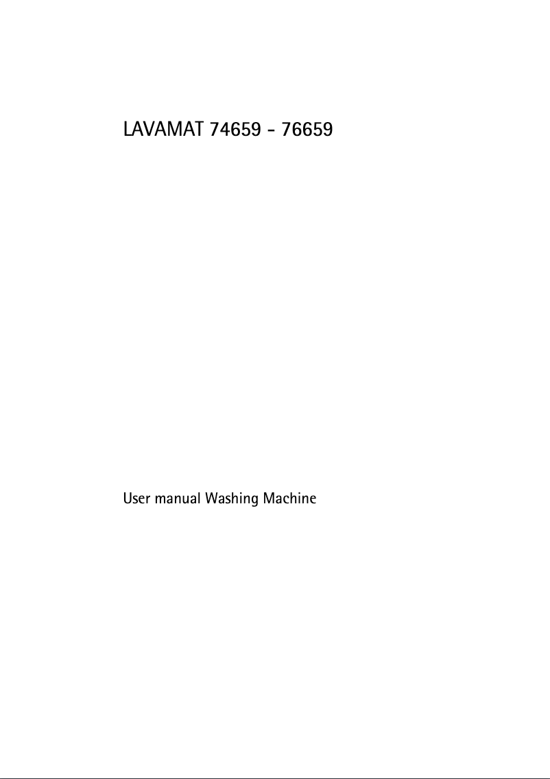 First page image of the manual for L76659