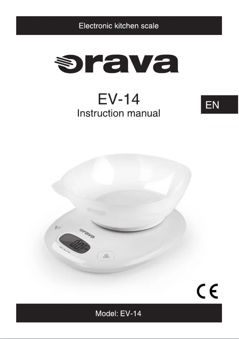 First page image of the manual for EV-14