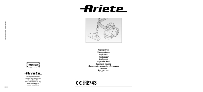 First page image of the manual for Red Compact 2743