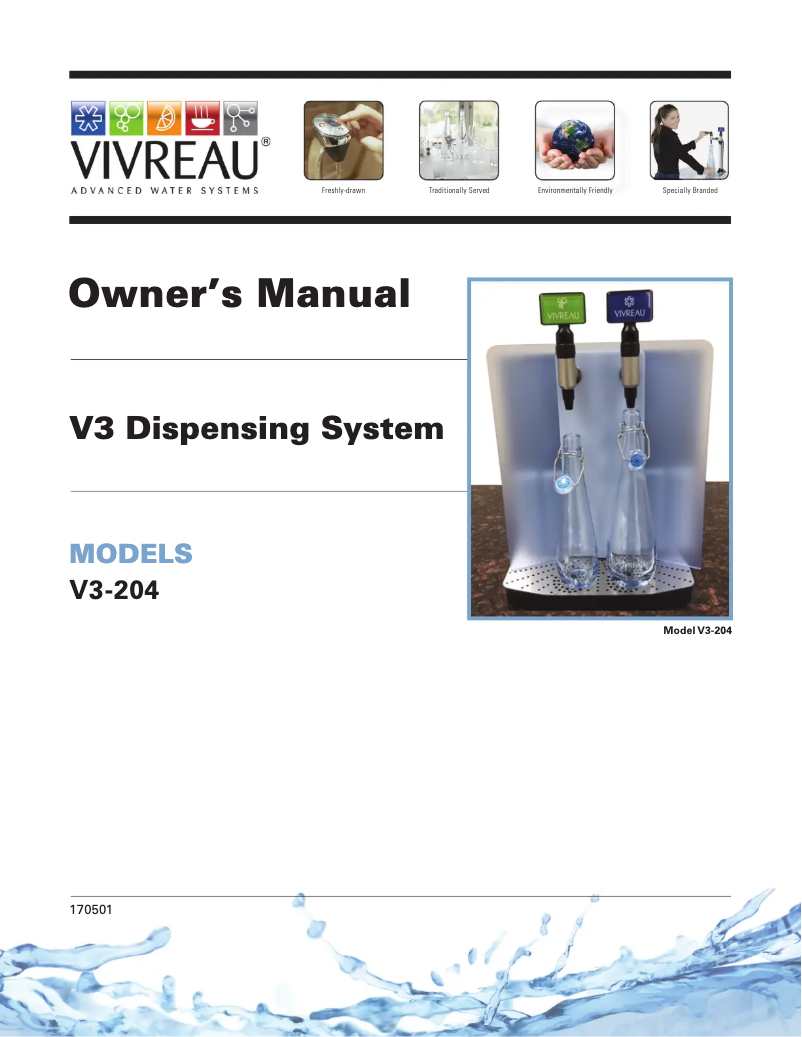 First page image of the manual for V3-204