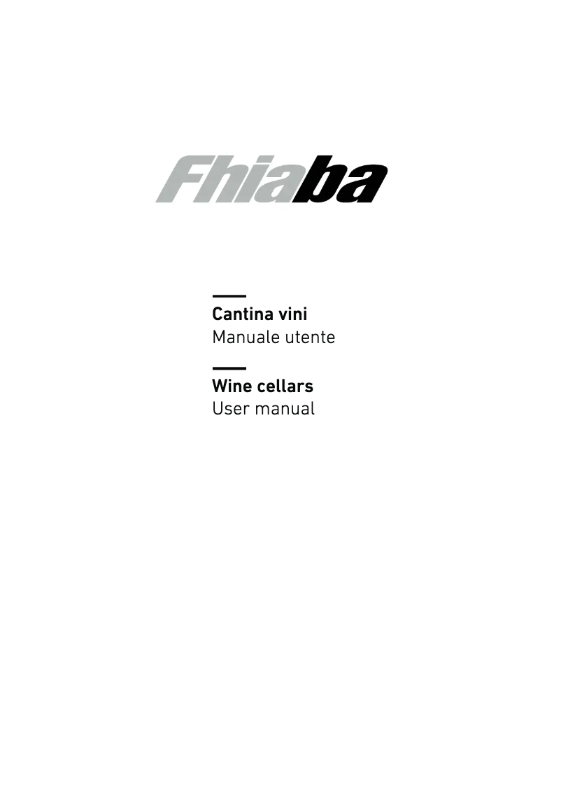 Page 1 of the manual User Manual Fhiaba XS5990FW6A