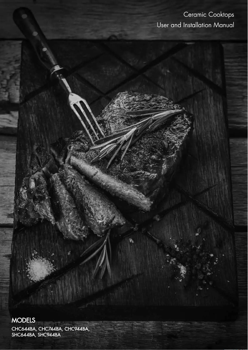 Page 1 of the manual User Manual Chef CHC944BA