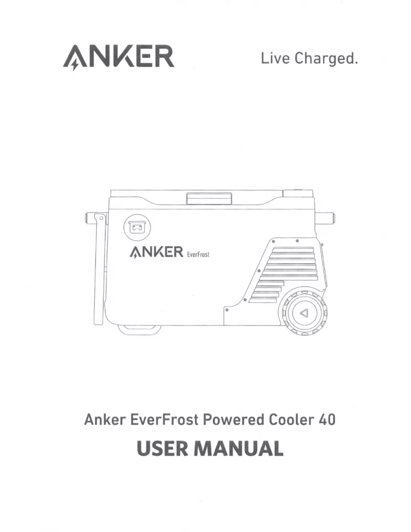 Page 1 of the manual User Manual Anker EverFrost Powered Cooler 40