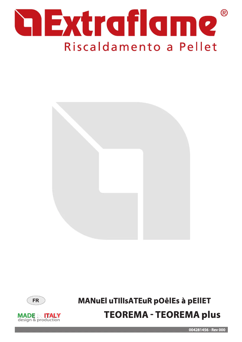 Page 1 of the manual User Manual La Nordica Teorema