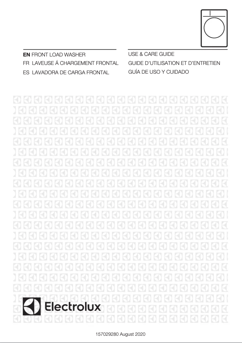 Page 1 of the manual User Manual Electrolux ELFW4222AW