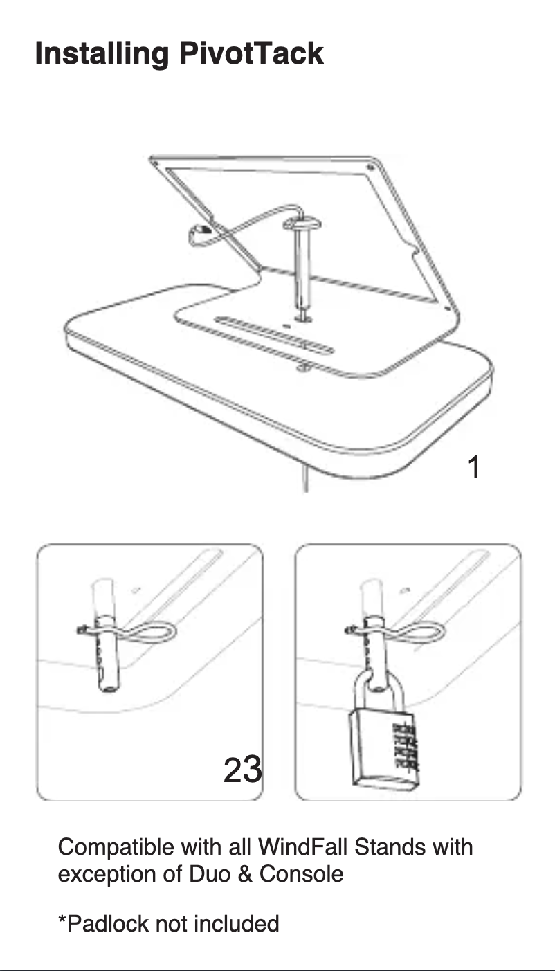 Page 1 of the manual User Manual Heckler Design T223