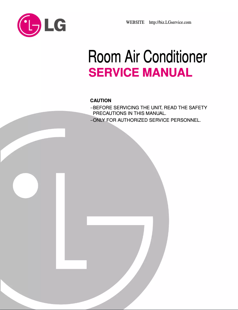 Page 1 of the manual User Manual LG TSUH096EML0
