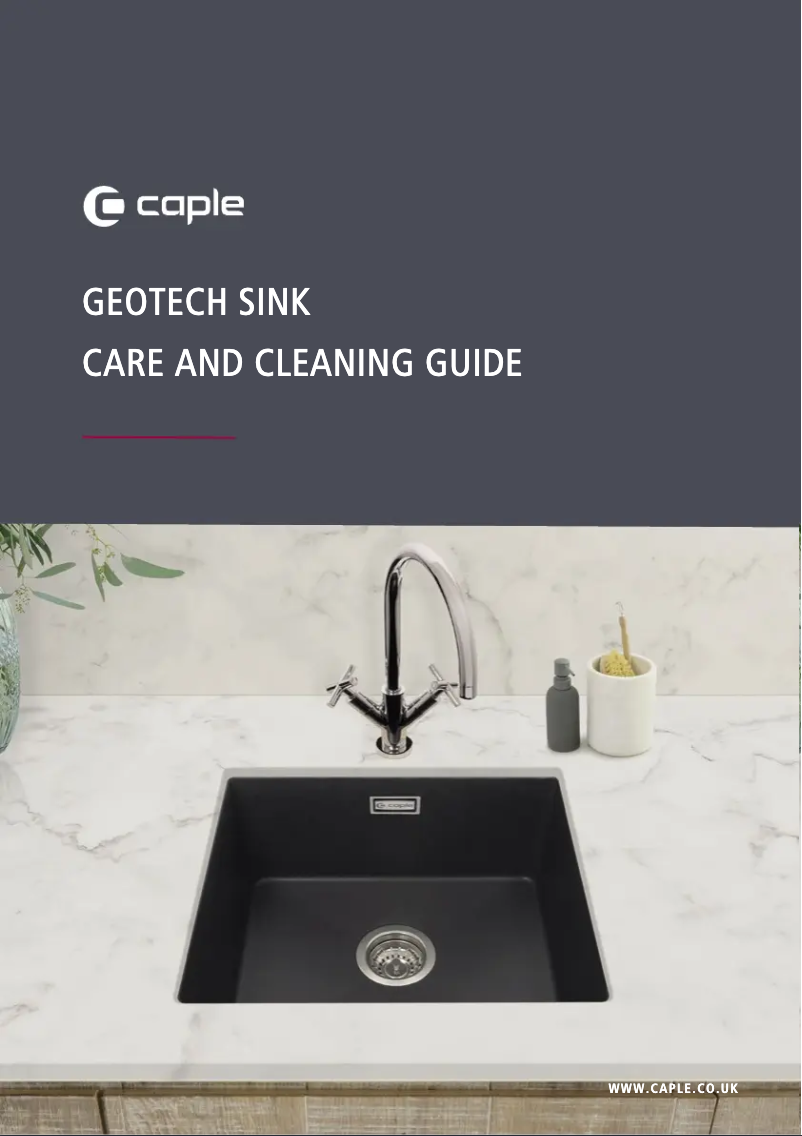 Page 1 of the manual User Manual Caple LEE150UMK