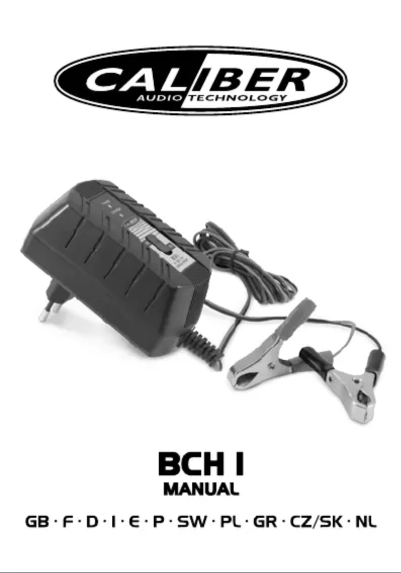 First page image of the manual for BCH 1