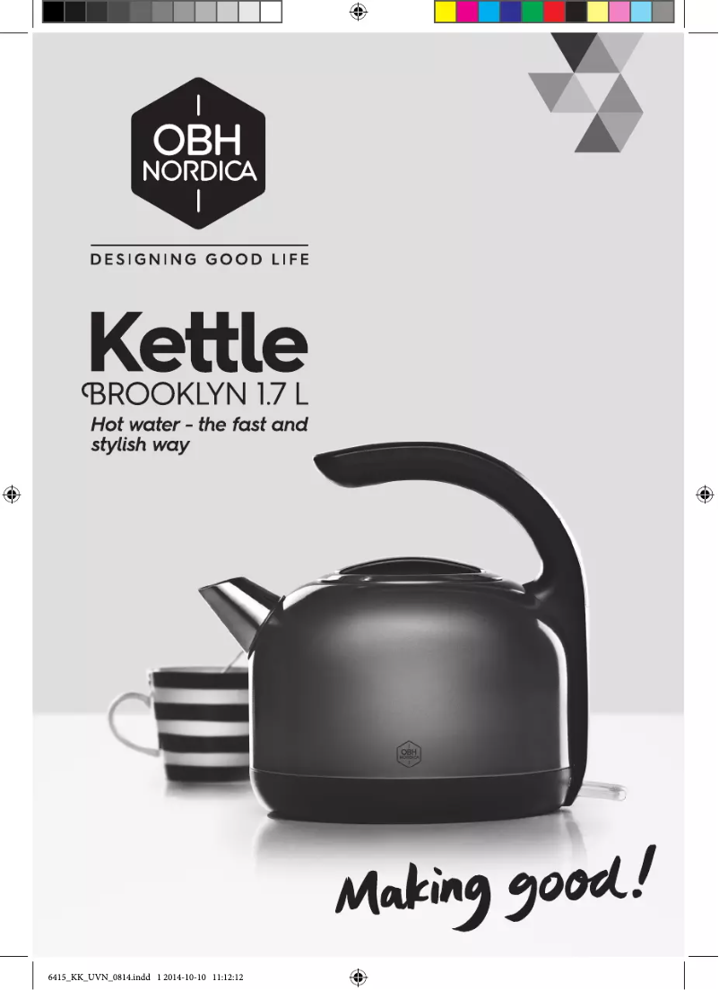 First page image of the manual for Brooklyn 6415