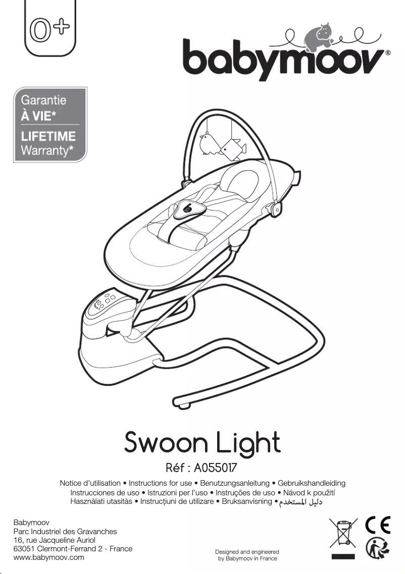 Page 1 of the manual User Manual Babymoov Swoon Light
