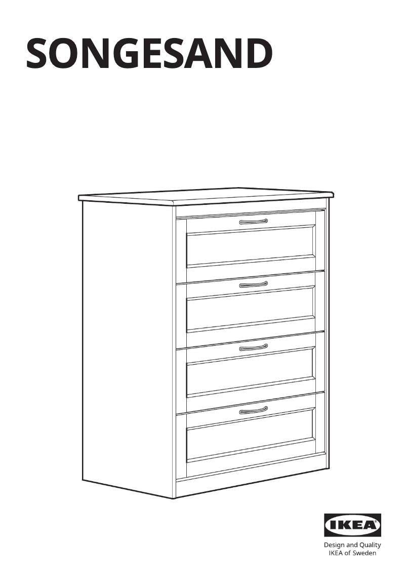 First page image of the manual for SONGESAND 903.667.78