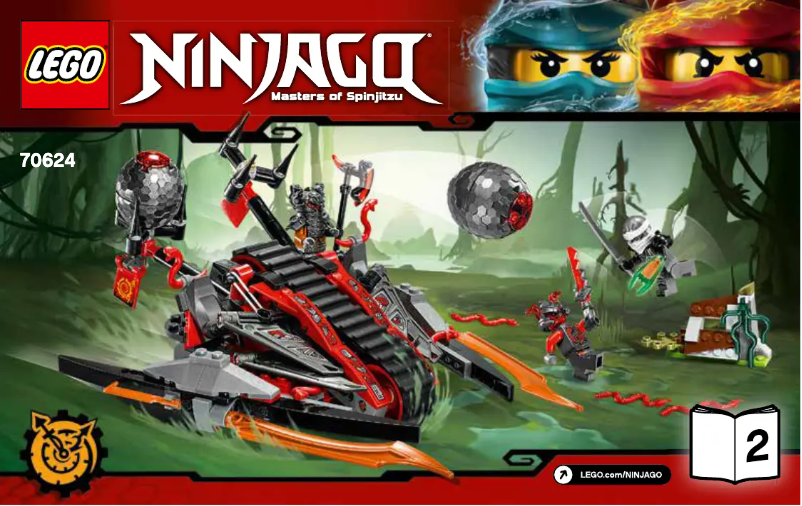 Page 1 of the manual User Manual Lego Ninjago 70624