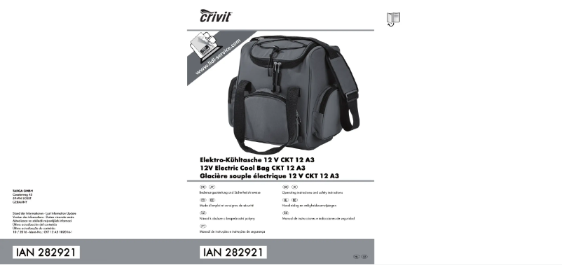 First page image of the manual for CKT 12 A2