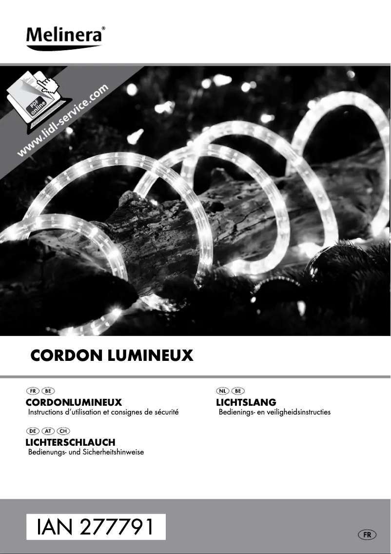 First page image of the manual for IAN 277791