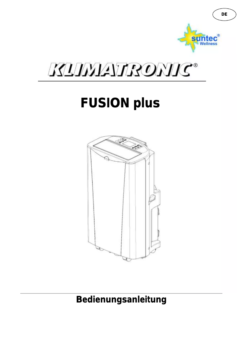 First page image of the manual for Fusion 15000+