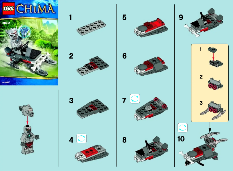 Page 1 of the manual User Manual Lego Winzar.s Pack Patrol