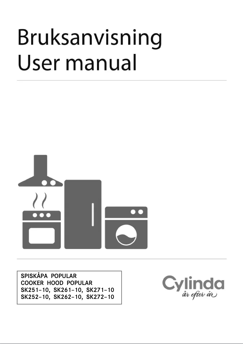 First page image of the manual for Popular SK262-10