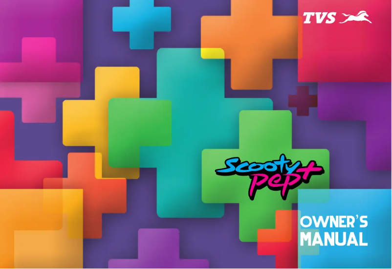 First page image of the manual for Scooty Pep+