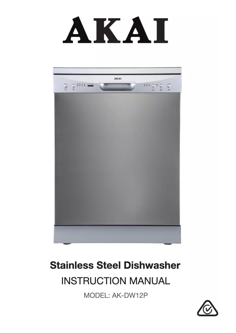 Page 1 of the manual User Manual AKAI AK-DW12P