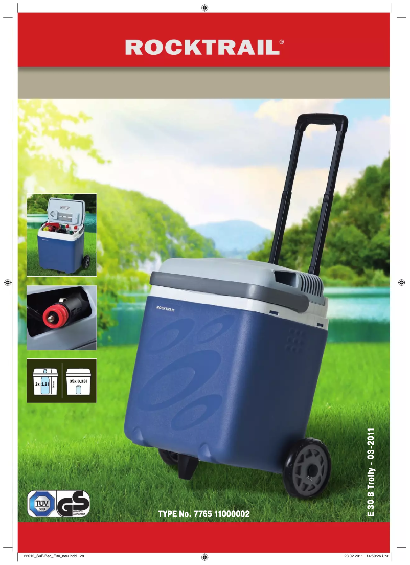 First page image of the manual for IAN 62238