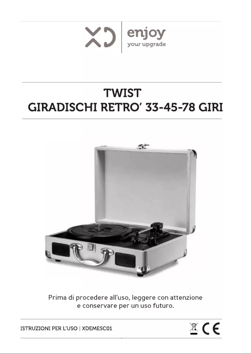 Page 1 of the manual User Manual XD EMESC01