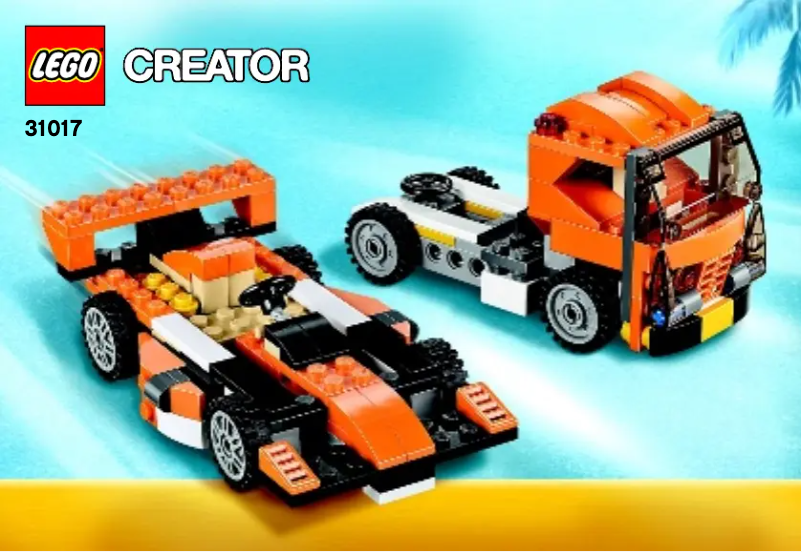 Page 1 of the manual User Manual Lego Creator 31017