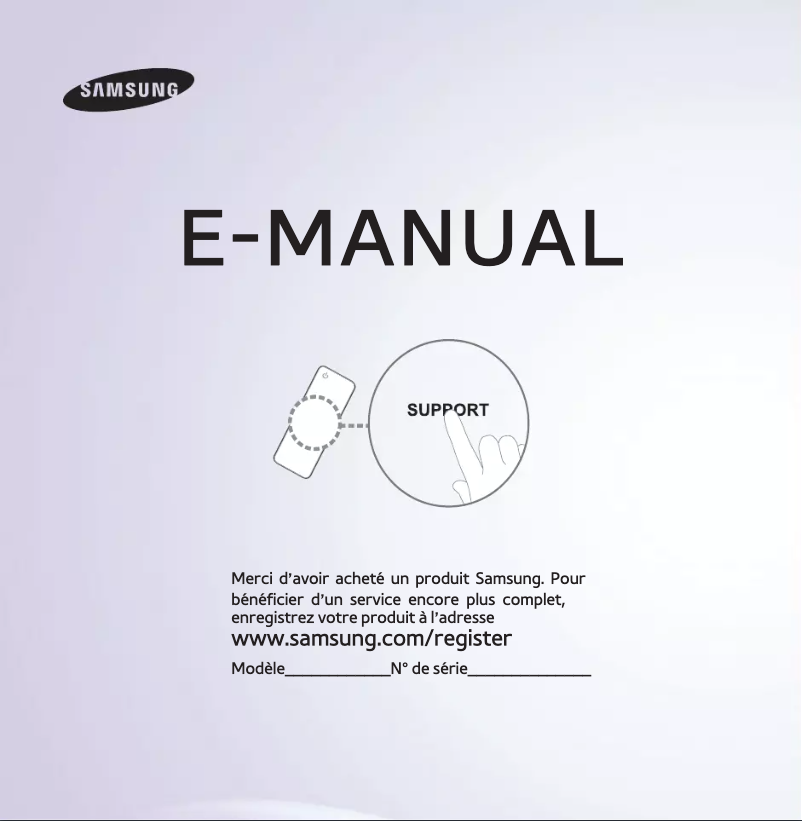 Page 1 of the manual User Manual Samsung UA50ES6900R