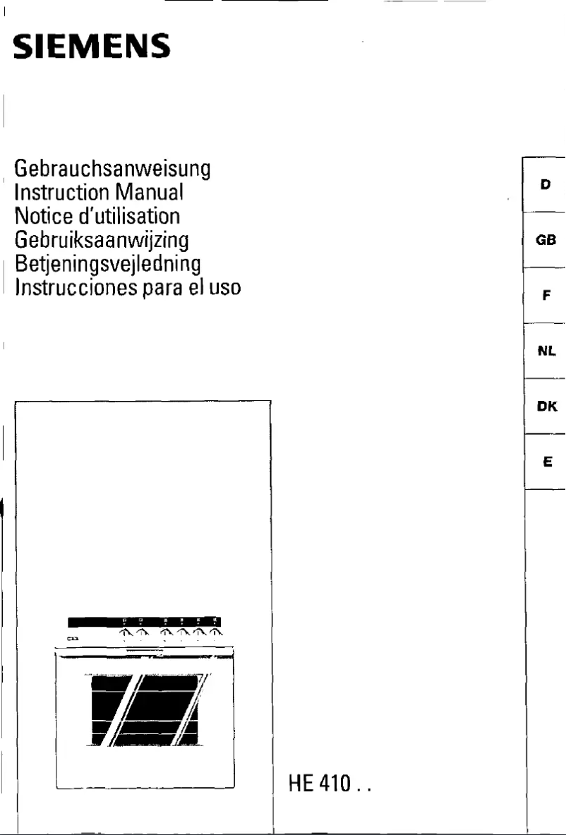 First page image of the manual for HE41044