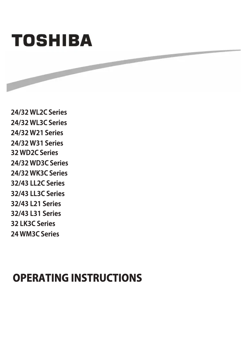 First page image of the manual for 24WD3C63DB