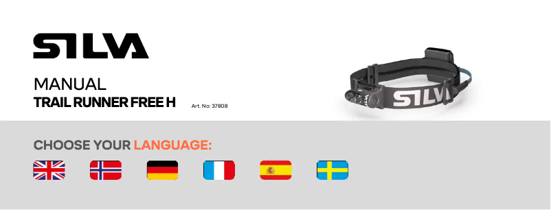 Page 1 of the manual User Manual Silva Trail Runner Free H