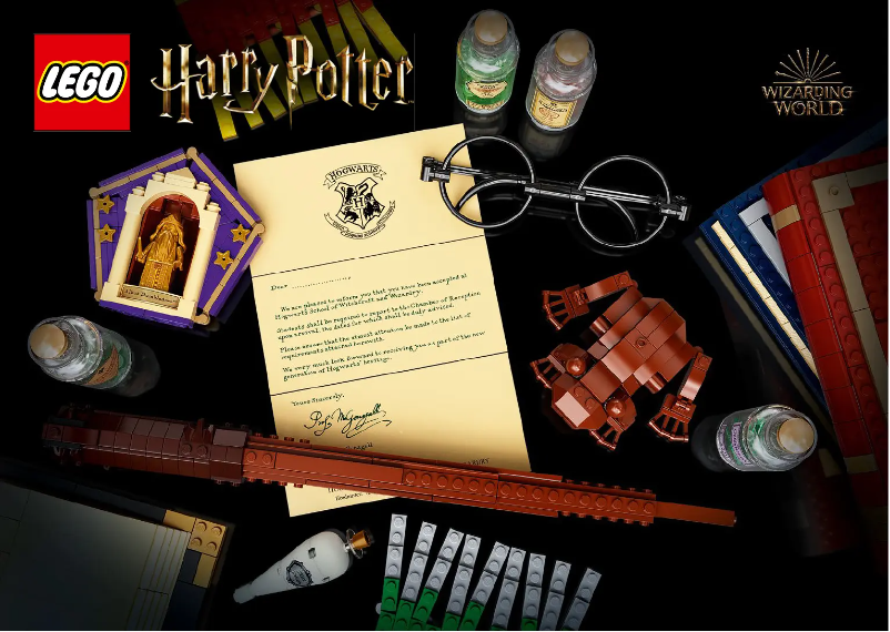 First page image of the manual for Harry Potter 76391
