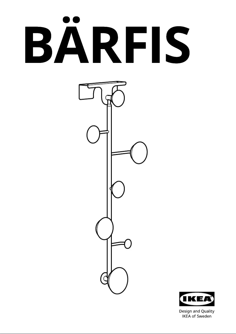 First page image of the manual for BÄRFIS 205.501.76