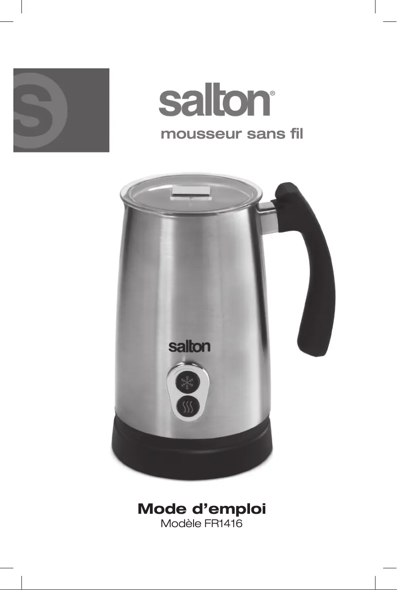 First page image of the manual for FR1416