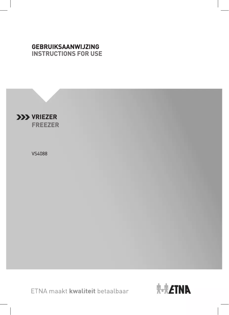 Page 1 of the manual User Manual Etna VS4088