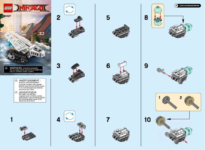 Page 1 of the manual User Manual Lego Ninjago 30427