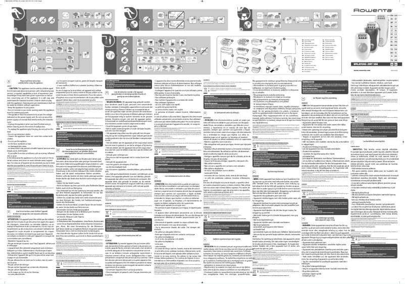 Page 1 of the manual User Manual Rowenta Soft Extreme EP8710E0