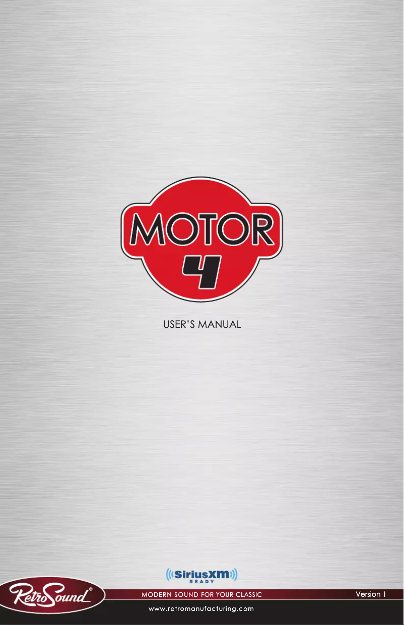 First page image of the manual for Daytona M4