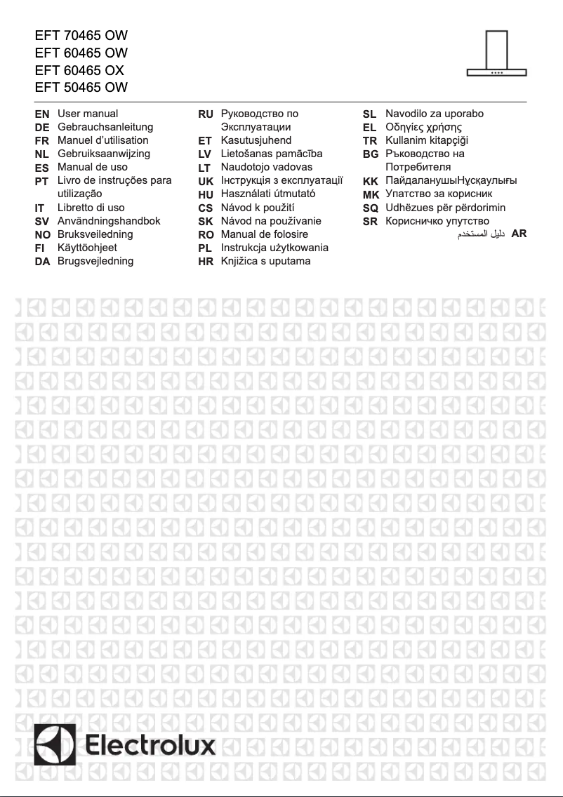 First page image of the manual for EFT60465OX