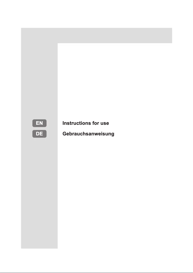Page 1 of the manual Instructions / Assembly Privileg PRC 10VS2