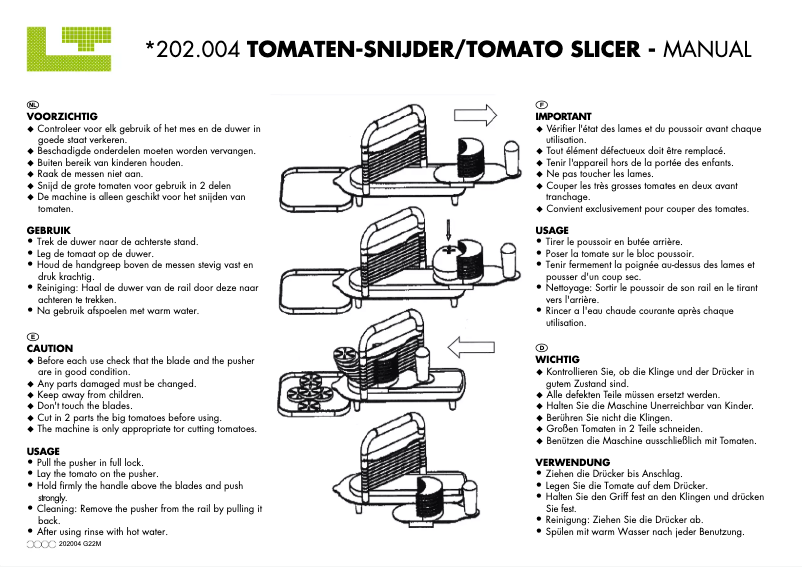 Page 1 of the manual User Manual Louis Tellier 202004
